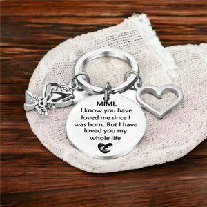 Mimi I Know You Have Loved Me Since I Was Born Keychain | Mimi Grandma Present